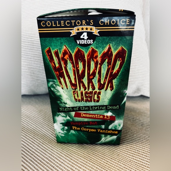New😱Madacy Entertainment Inc. 1998 Collector’s Choice Horror Classics VHS - Picture 1 of 6